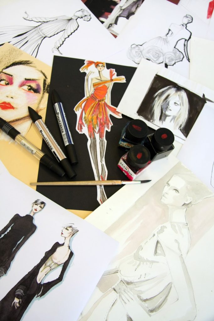 Drawings made by the students of ACCADEMIA KOEFIA