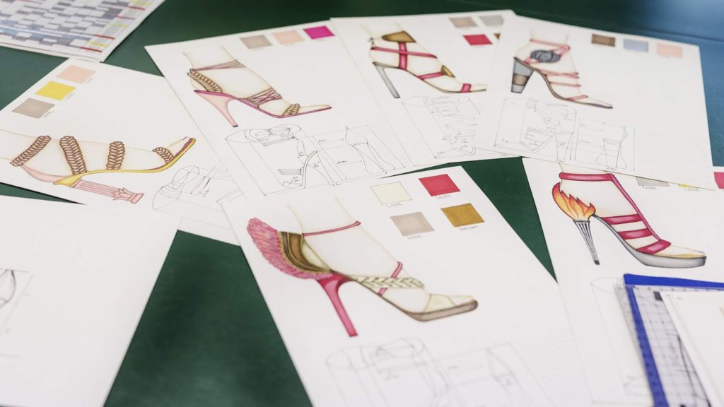 Shoes Design course at Istituto di Moda Burgo